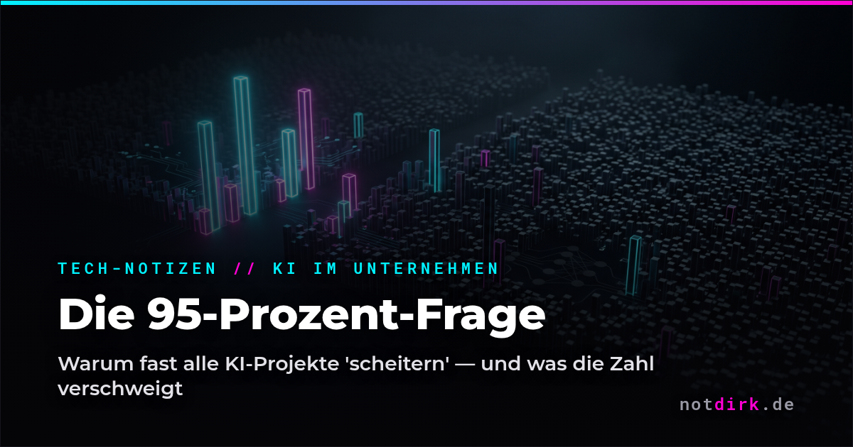 Die 95-Prozent-Frage: Was die MIT-Studie über KI wirklich sagt