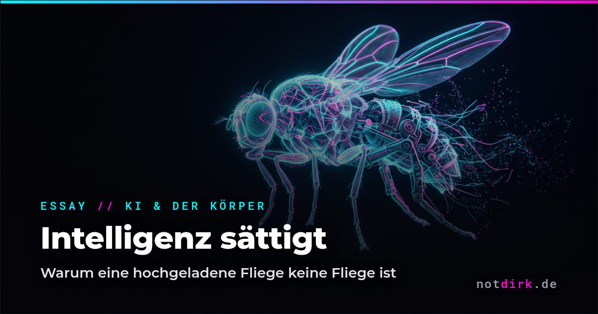Intelligenz sättigt — der Körper nicht