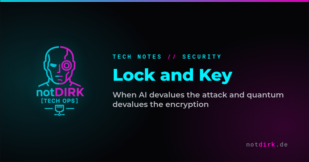 When Lock and Key Fall at the Same Time