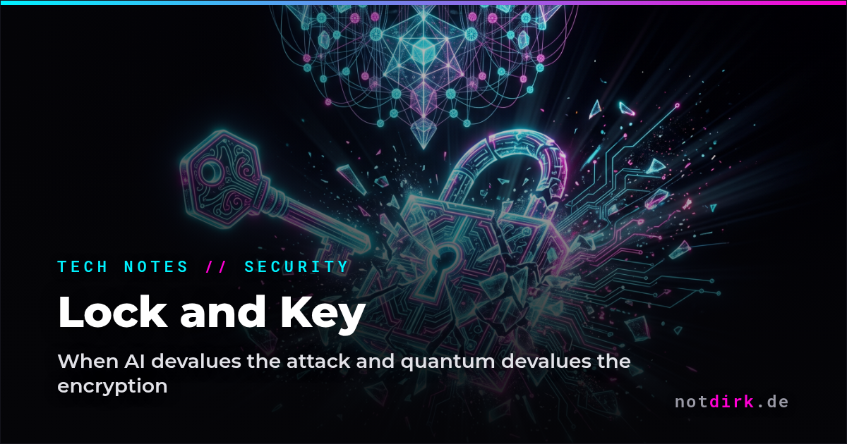 When Lock and Key Fall at the Same Time