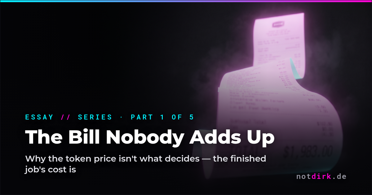 The Bill Nobody Adds Up