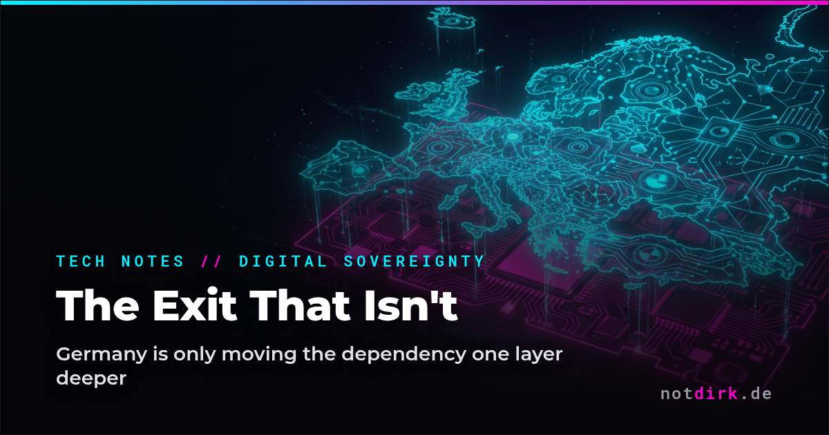 The Exit That Isn't: Germany's Palantir Bill