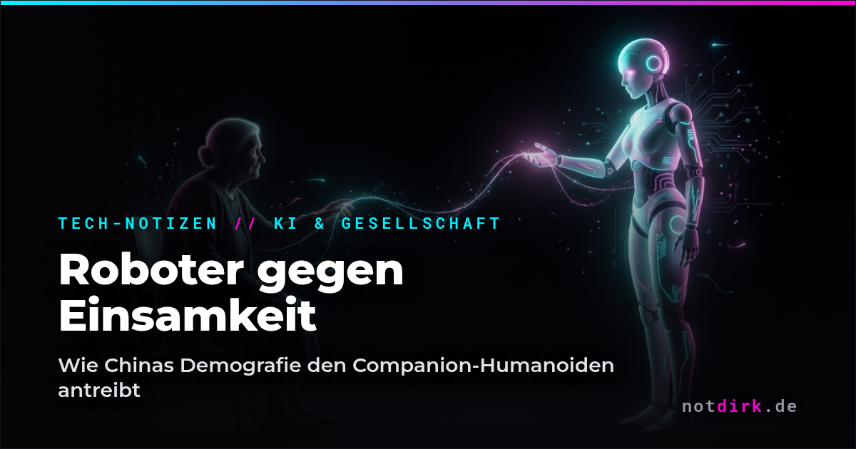 Der Roboter gegen die Einsamkeit